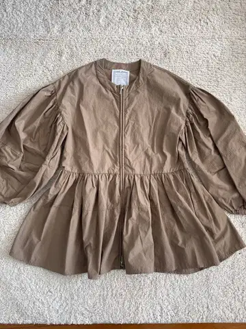 BEARDSLEY 노카라 자켓 베이지