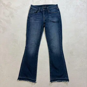 데님 청바지 플레어 띠어리 콜라보