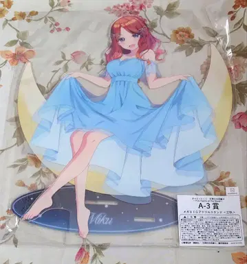 5등분의 신부 캐랏토 복권 나카노 미쿠 A상 메가 BIG 아크릴 스탠드