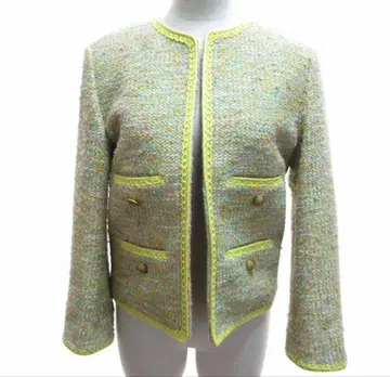 서드 매거진 THIRD MAGAZINE 팬시 트위드 자켓