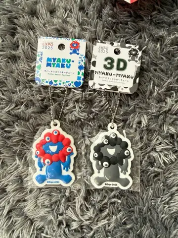 간사이 만박 EXPO 2025 3D 입체 러버 마스코트 키체인