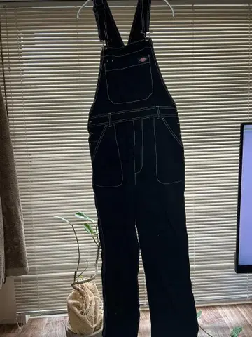 디키즈 블랙 오버롤