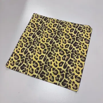 80s90s USA제 레오파드 무늬 반다나 미사용 빈티지