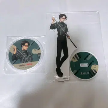 진격의 거인 라운드원 레트로풍 패션 아크릴 스탠드 리바이