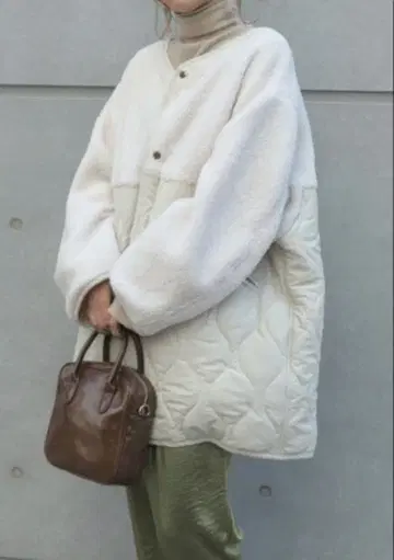 퀼팅 보아 절개 M-65 숏코트