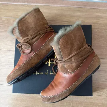 [ 새상품급 ] 하우스 오브 하로우 토끼 모카신 부츠 박스 포함