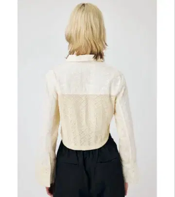 MOUSSY 아이보리 크롭 자켓 F