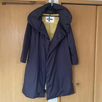 Vm 롱 다운 코트 네이비