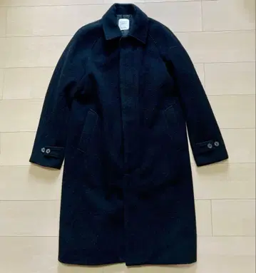 UNITED TOKYO 블랙 스텐카라 코트