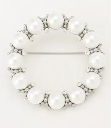 23구 [ VERY 3월호 게재 ] 펄 반지 브로치 7920엔 새상품