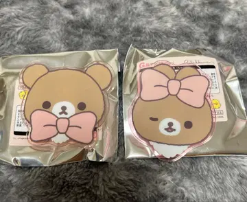 리락쿠마 복권 G상 아크릴 배지 2개 세트