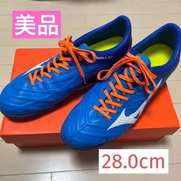 [ 새상품급 ] 28cm Mizuno REBULA 풋살화 파랑/오렌지