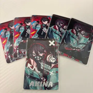 [니지산지] 사에구사 아키나 금박 1 랜덤 포토 카드