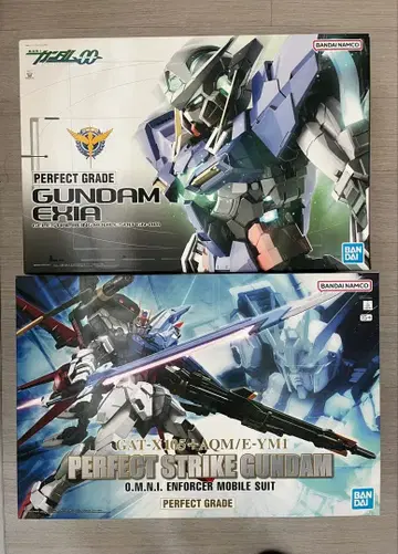 PG 퍼펙트 스트라이크 건담 & PG 건담 엑시아