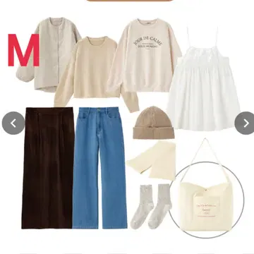 시마무라 choco 해피 백 M 사이즈 모듬 2