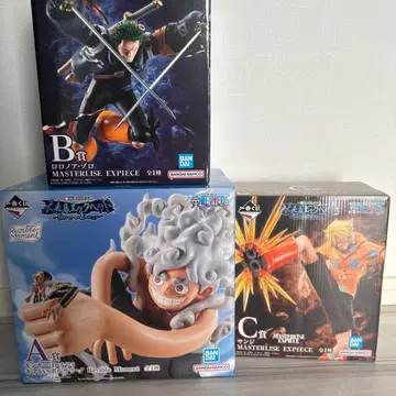 원피스 제일복권 피규어 세트 루피 조로