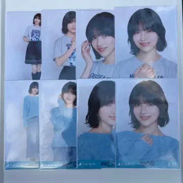 노기자카46 생사진 하야시 루나 언더 라이브 티셔츠 니트 롱 데님 스커트