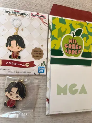 Mrs. GREEN APPLE 제일복권 메탈 참 입체 메모 세트