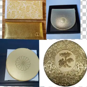 황궁 장지갑 골드 금 동전 지갑 거울 잡화 4종 세트