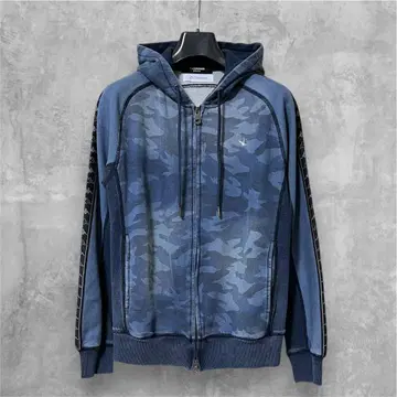 1PIU1UGUALE3 RELAX x KAPPA 카모플라주 후드티 L