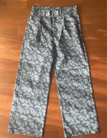 kutir 페이즐리 무늬 팬츠 M 남성용 블루 계열