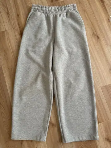 유니클로C 맨투맨 와이드 팬츠 그레이 S