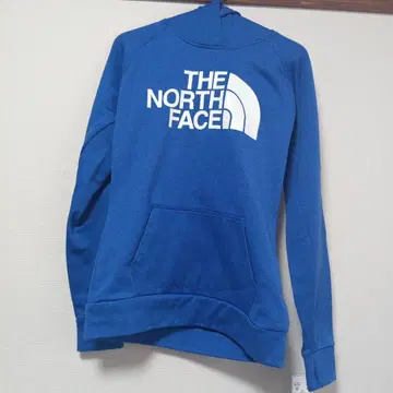 THE NORTH FACE 파란색 후드 부착 후드티