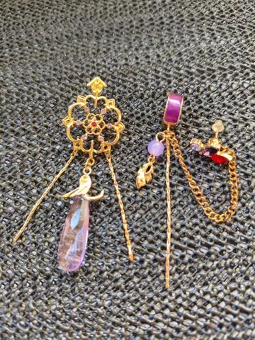 원신 스카라무슈(방랑자) 모티브 귀걸이