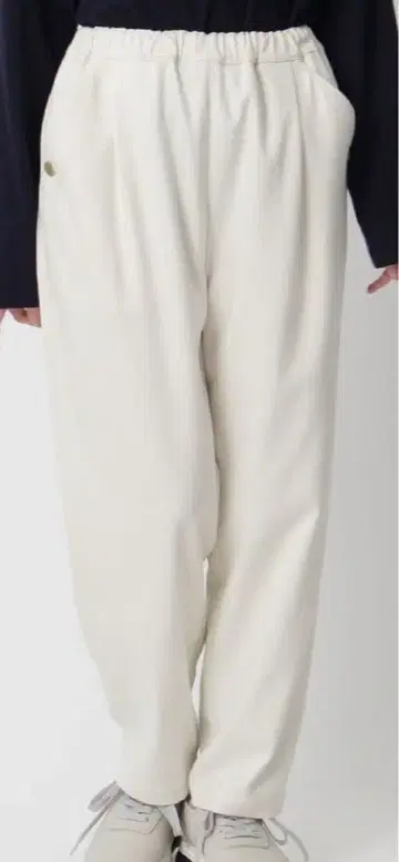 폴리에스테르 레이온 스트레치 테이퍼드 팬츠 슈퍼 하카