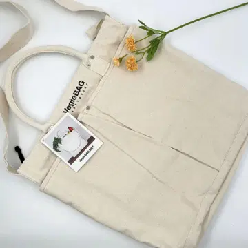 베지백 Vegie Bag 토트백 숄더 에코백 버킷형 미사용 새상품