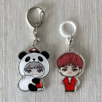 초특급 유키 지역 한정 키링 요코하마 메지루시 아크릴 참