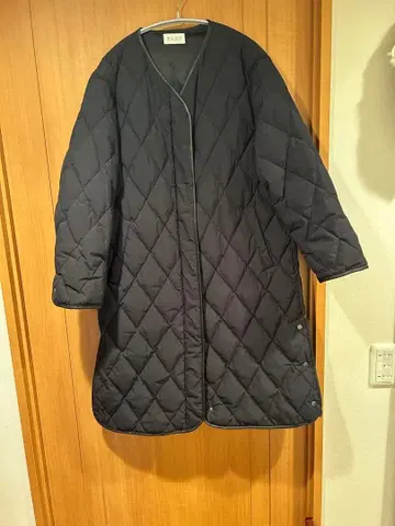 [ 새상품급 ] 플라스테 퀼팅 롱 다운 자켓 블랙 S