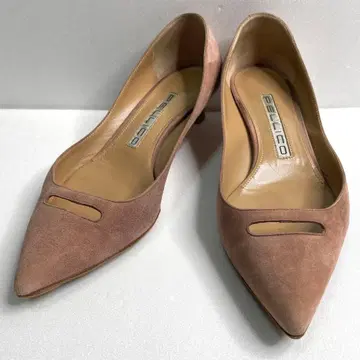 PELLICO 펌프스 아넬리 스웨이드 포인티드 토 23.5