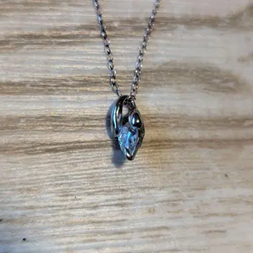 실버925 크리스탈 펜던트 목걸이