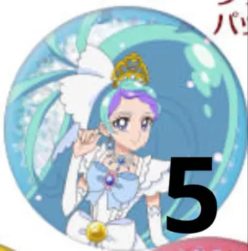 프리큐어 큐어 머메이드 블루라 캔뱃지