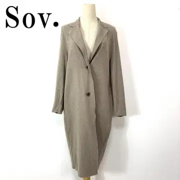 Sov. 소브 롱 코트 베이지 36 B9220