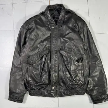 90s CHRIST CHURCH A-2 가죽 플라이트 자켓