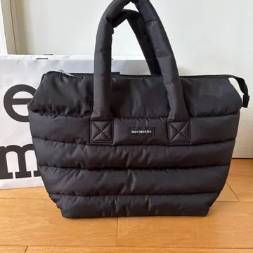 [ 새상품급 ] marimekko 토트백 미라 블랙 퀼팅