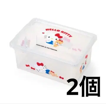 헬로키티 보관 케이스 S 라메 2개 세트