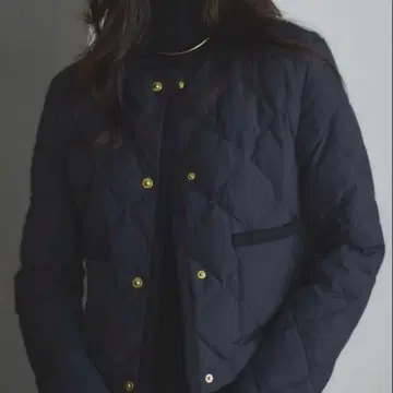 [ TAIONxanuans ] 노카라 퀼팅 쇼트 다운 택 포함