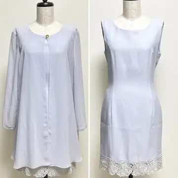 GENIESOIR 도쿄 소와르 9호 레이스 원피스 셋업