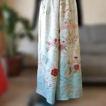 기모노 리메이크, 호몬기, 자수