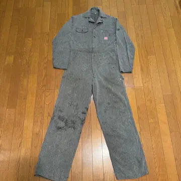 30s SUPER BIG MAC 블랙 샴브레이 올인원 점프수트