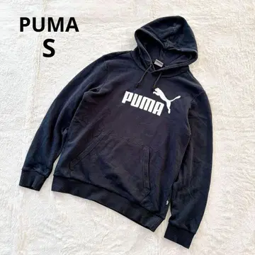 푸마 후드티 트레이닝복 맨투맨 S 블랙 남성용 긴팔 블랙