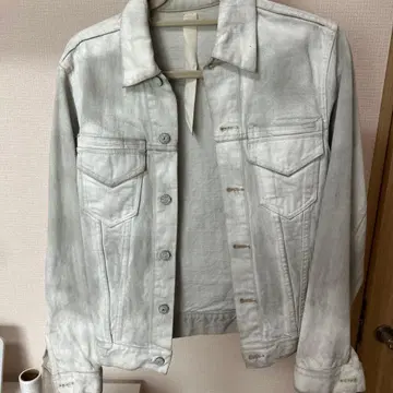 화이트 데님 자켓 soe 소이