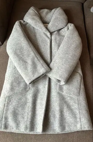 니코앤드 충전솜 코트 그레이 프리 사이즈