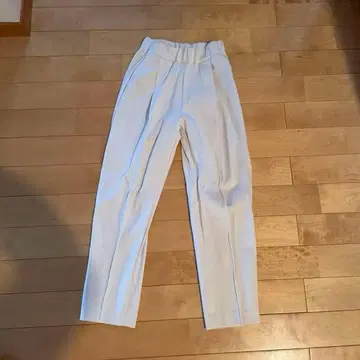 OHGA 마쉬멜로우 팬츠 보통 기장 밀크 xs 사이즈