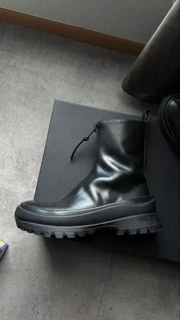 jilsander 프론트 지퍼 부츠