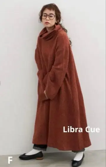 Libra Cue 리브라 볼륨 슬리브 니트 원피스