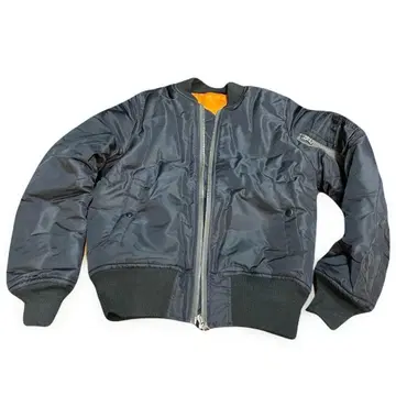 새상품 특가 MA-1 D 모델 플라이트 자켓 올 블랙 S 사이즈